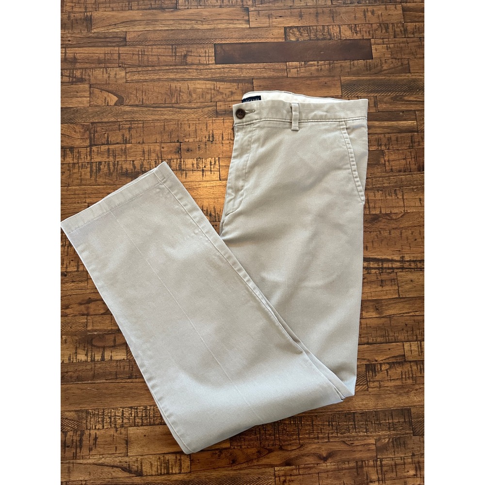 Dockers Mens Classic Fit Khaki Pants W36 L34 Beige Casual Chino Trousers
